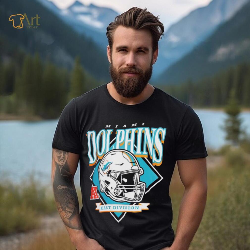 Miami Dolphins New Era Big & Tall Helmet T Shirt Miami Dolphins New Era Big & Tall Helmet T Shirt