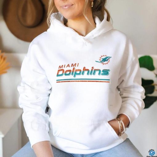 Miami Dolphins New Era Women's Third Down Colorblock T Shirt