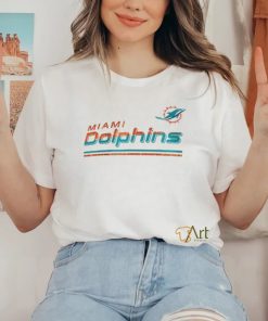 Miami Dolphins New Era Women's Third Down Colorblock T Shirt