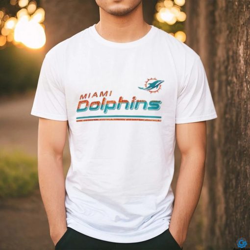 Miami Dolphins New Era Women's Third Down Colorblock T Shirt