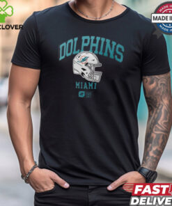 Miami Dolphins Nike Anthracite Helmet Essential T Shirt