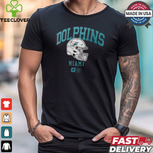 Miami Dolphins Nike Anthracite Helmet Essential T Shirt