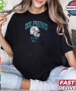 Miami Dolphins Nike Anthracite Helmet Essential T Shirt