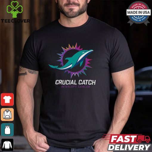 Miami Dolphins Nike Black 2024 NFL Crucial Catch T Shirt