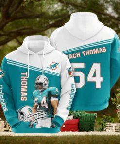 Miami Dolphins No1147 Custom Hoodie 3D Sweatshirt Tshirt Football Gift