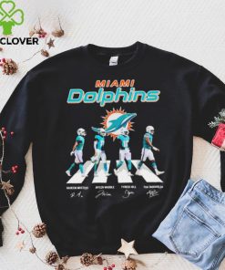 Miami Dolphins Raheem Mostert Jaylen Waddle Tyreek Hill And Tua Tagovailoa  Abbey Road Signatures Shirt - Limotees