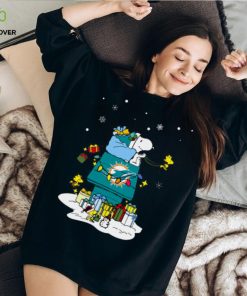 Miami Dolphins Santa Snoopy Wish You A Merry Christmas Shirt 3 Miami Dolphins Santa Snoopy Wish You A Merry Christmas Shirt