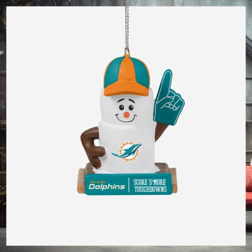 Miami Dolphins Smores Ornament