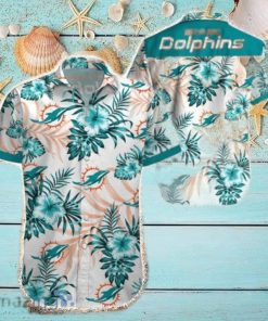 Miami Dolphins Hawaiian Shirt White Version