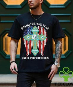 Miami Dolphins Stand For The Flag Kneel For The Cross 2024 T shirt 1 Miami Dolphins Stand For The Flag Kneel For The Cross 2024 T shirt