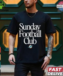 Miami Dolphins Sunday Football Club Heavyweight T Shirt