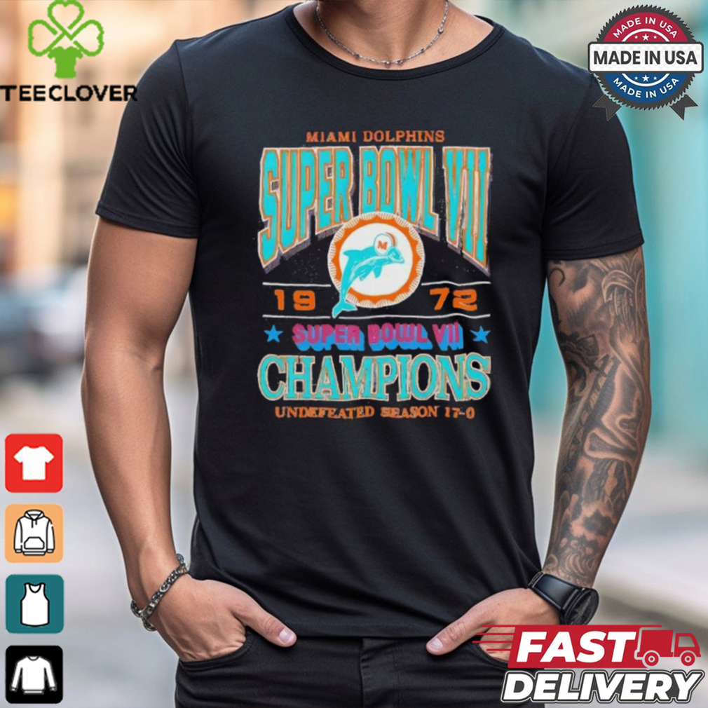 Miami Dolphins Super Bowl VII Champions Shirt Miami Dolphins Super Bowl VII Champions Shirt