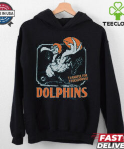 Miami Dolphins Thankful For Touchdowns Shirt