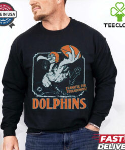 Miami Dolphins Thankful For Touchdowns Shirt