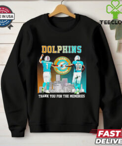 Miami Dolphins Tua Tagovailoa Tyreek Hill thank you for the memories shirt