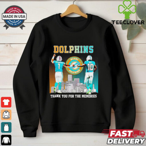 Miami Dolphins Tua Tagovailoa Tyreek Hill thank you for the memories shirt