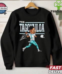 Miami Dolphins Tua Tagovailoa cartoon signature shirt