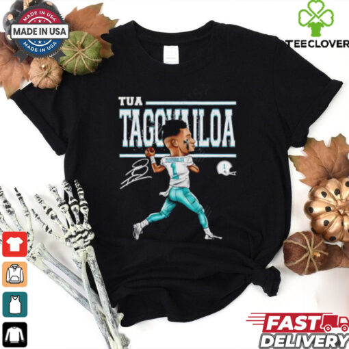 Miami Dolphins Tua Tagovailoa cartoon signature shirt