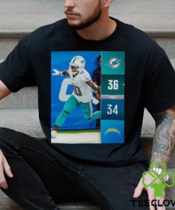 Miami Dolphins Win 36 – 34 Chargers NFL Kickoff 2023 Final Score Shirt 1 Miami Dolphins Win 36 – 34 Chargers NFL Kickoff 2023 Final Score Shirt