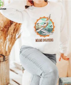 Miami Dolphins X Duvin Designs Co. cream setting sail shirt