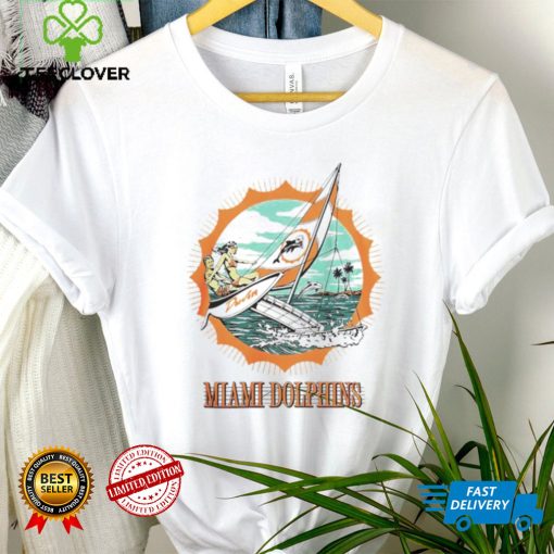 Miami Dolphins X Duvin Designs Co. cream setting sail hoodie, sweater, longsleeve, shirt v-neck, t-shirt