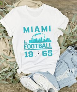 Miami Dolphins football 1965 skyline retro shirt