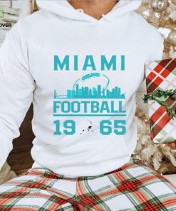 Miami Dolphins football 1965 skyline retro hoodie, sweater, longsleeve, shirt v-neck, t-shirt