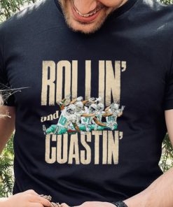 Miami Dolphins football Tyreek Hill Rollin and Coastin players funny shirt