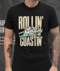 Miami Dolphins football Tyreek Hill Rollin and Coastin players funny shirt 1 Miami Dolphins football Tyreek Hill Rollin and Coastin players funny shirt