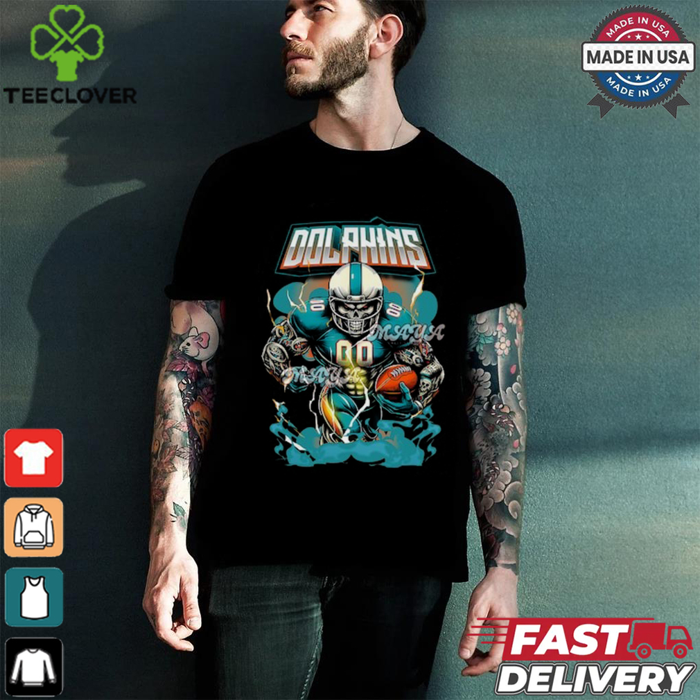 Miami Dolphins football mascot shirt Miami Dolphins football mascot shirt