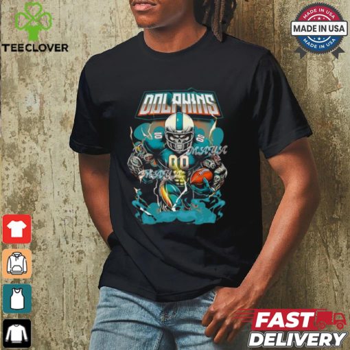 Miami Dolphins football mascot shirt