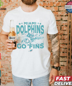Miami Dolphins go fins logo shirt