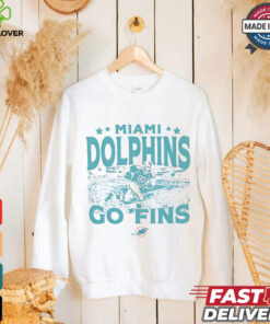 Miami Dolphins go fins logo shirt