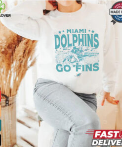 Miami Dolphins go fins logo shirt