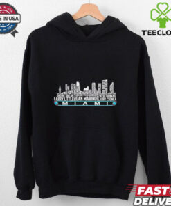 Miami Dolphins players name skyline City shirt