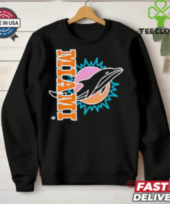 Miami Dolphins x Aleali May Black T Shirts