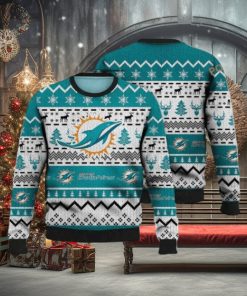 Miami Football Christmas Vacation Sweater