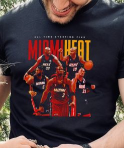 Miami Heat All time starting Five Legends shirt - Limotees