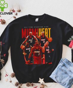 Miami Heat All time starting Five Legends shirt