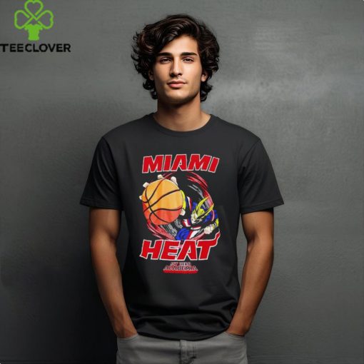 Miami Heat And My Hero Academia All Might Smash Shirts