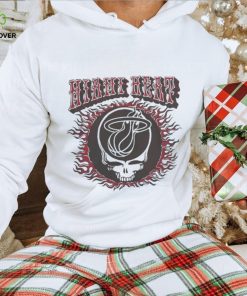 Miami Heat Grateful Dead Skull t shirt