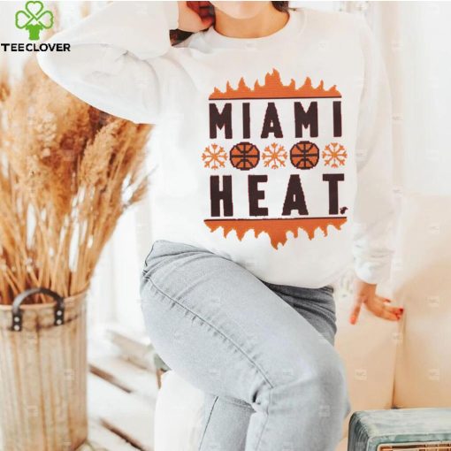 Miami Heat Holiday Crewneck Shirt