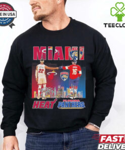 Miami Heat Jimmy Butler X Florida Panthers Aleksander Barkov 2024 Shirt