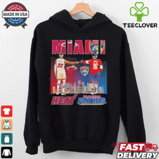 Miami Heat Jimmy Butler X Florida Panthers Aleksander Barkov 2024 Shirt