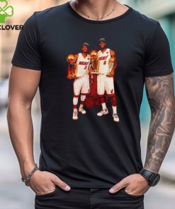 Miami Heat LeBron James and Dwyane Wade shirt