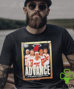 Miami Heat NBA Conference Finals Advance to the Western Conference Finals Poster shirt