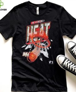 Miami Heat Nike Shattered Logo T Shirt