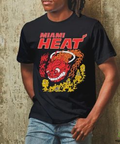 Miami Heat Retro Basketball Dragon Hot Fire shirt