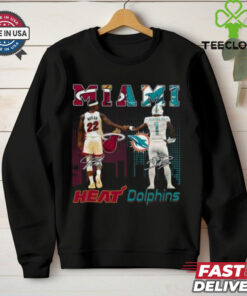 Miami Heat x Miami Dolphins Signature Unisex T Shirt