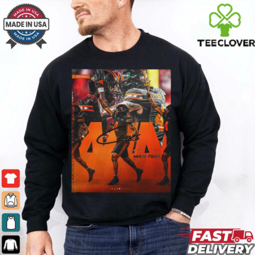 Miami Hurricane Wins 36 14 Florida State Seminoles Football Oct 26, 2024 Final Score Shirt